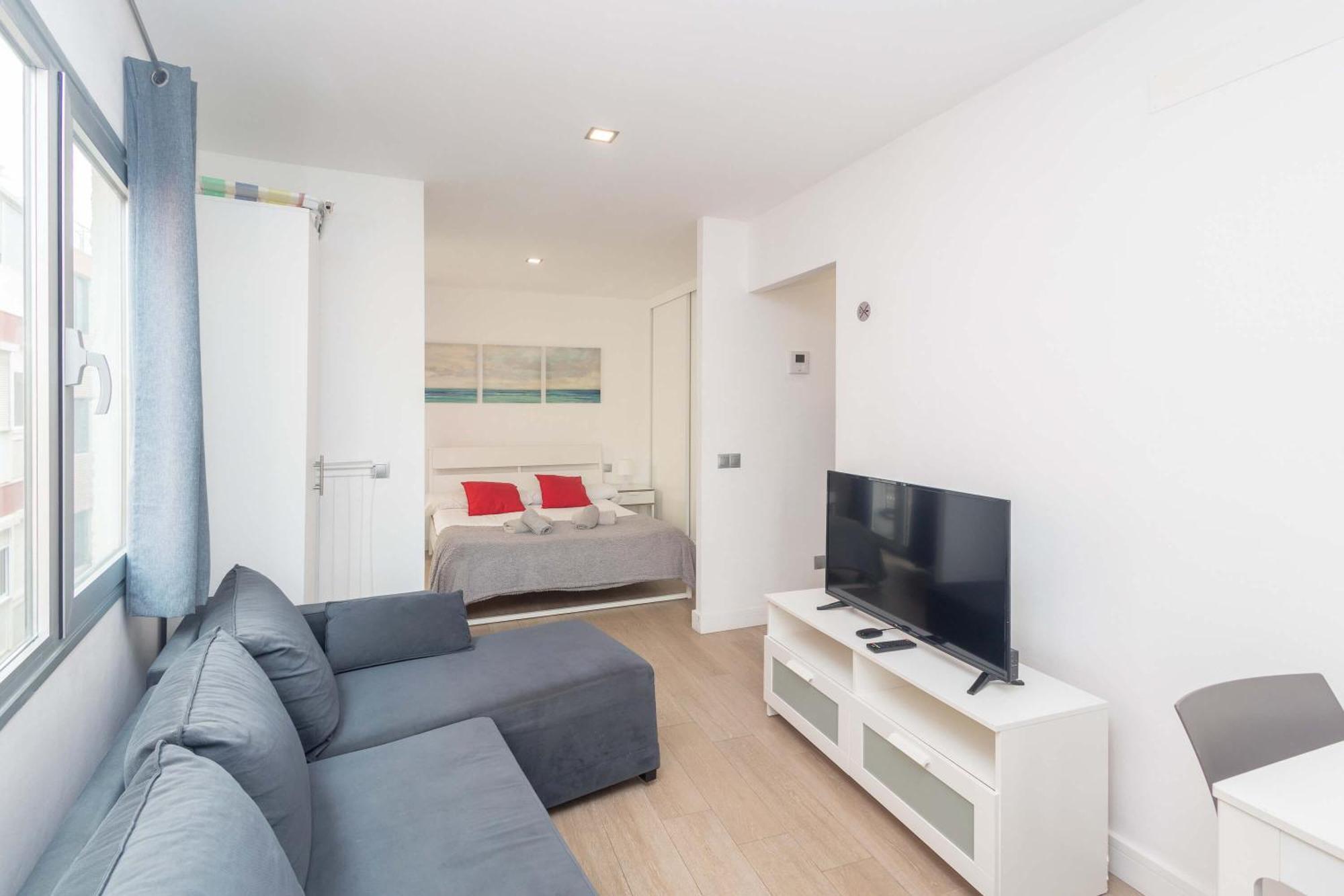 Estudio Con Balcon Playa Las Canteras Las Palmas de Gran Canaria Exterior photo