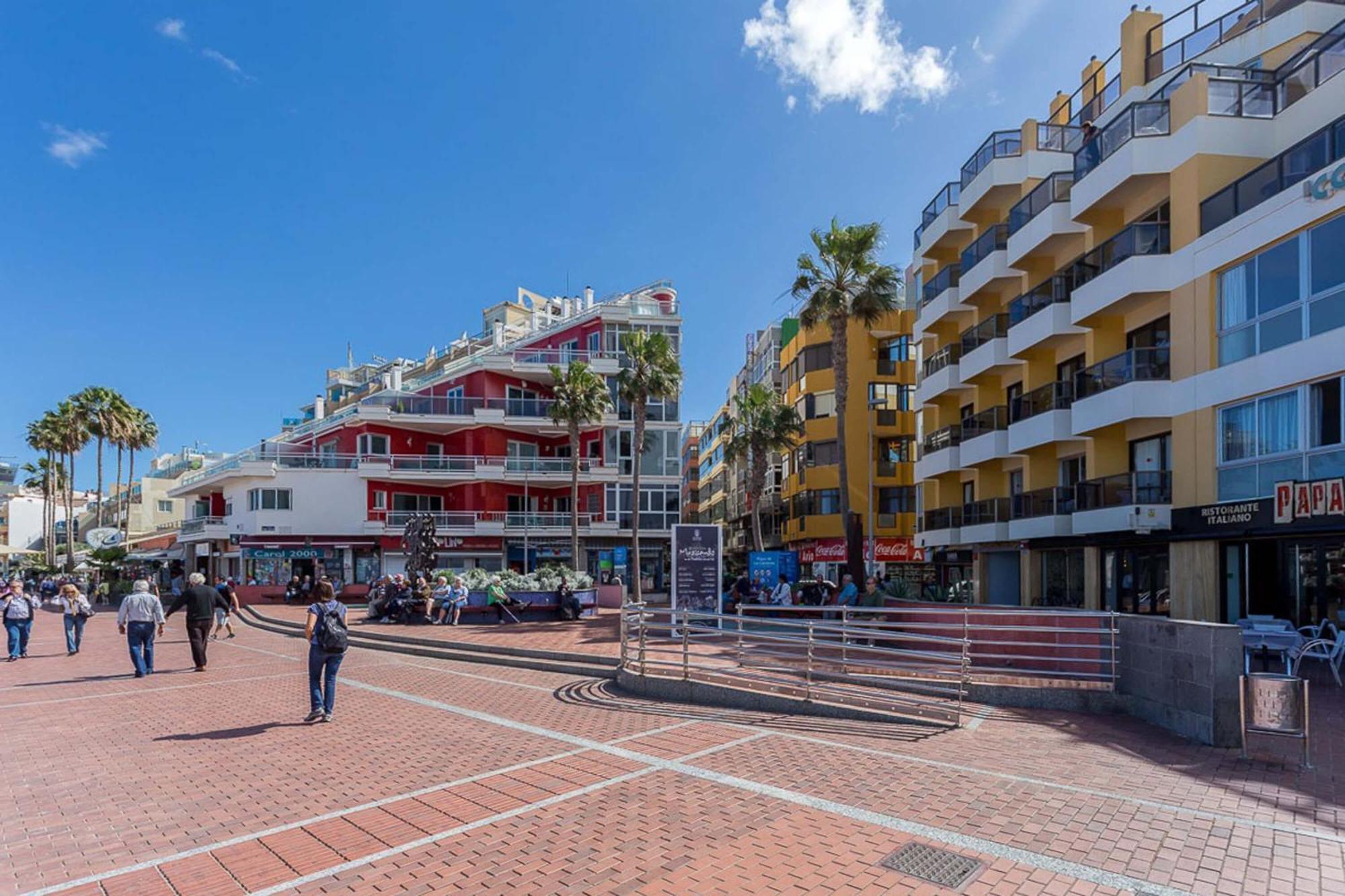 Estudio Con Balcon Playa Las Canteras Las Palmas de Gran Canaria Exterior photo
